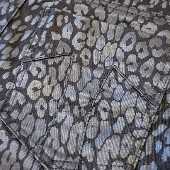 Hot Topic Tripp Black Leopard Animal Print Knee Length Pencil Skirt M - Picture 5 of 5